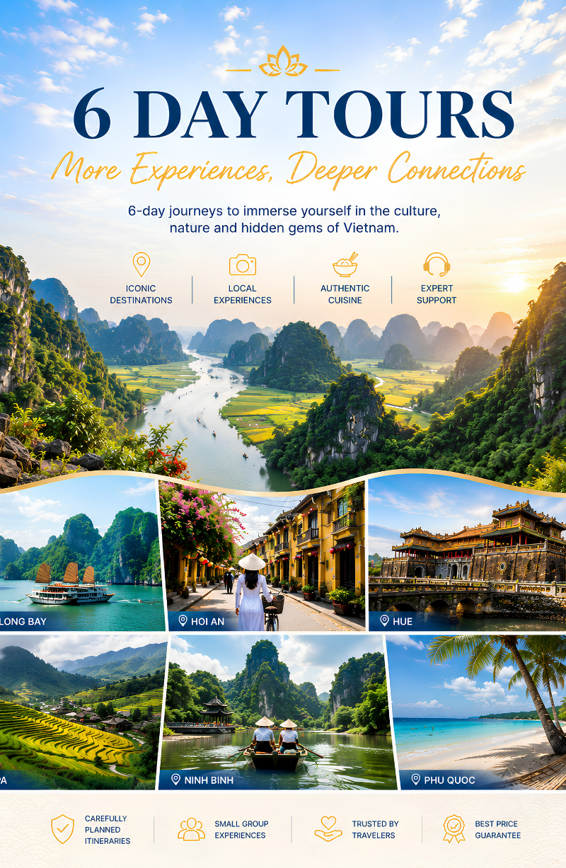 6 day tours